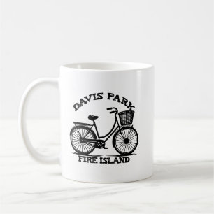 Davis Park Fire Island Cykel sommar strand familj Kaffemugg