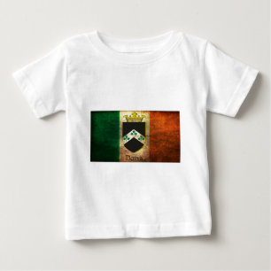 Davis Vapensköld Irish Flagga T Shirt