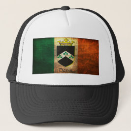 Davis Vapensköld Irish Flagga Truckerkeps