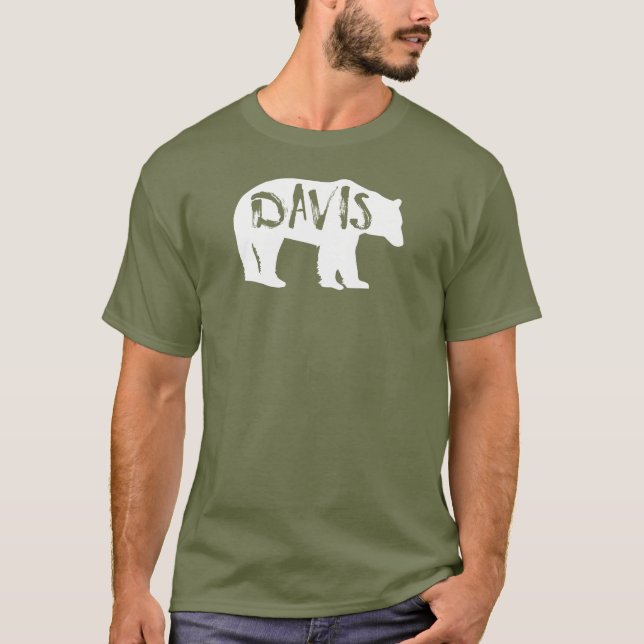 Davis Väster Virginia Bear T Shirt (Framsida)