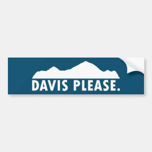 Davis Väster Virginia Snälla Bildekal