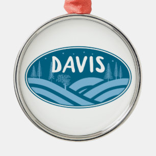 Davis West Virginia Utomhusaktiviteter Julgransprydnad Metall