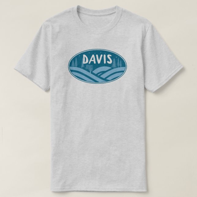 Davis West Virginia Utomhusaktiviteter T Shirt (Design framsida)