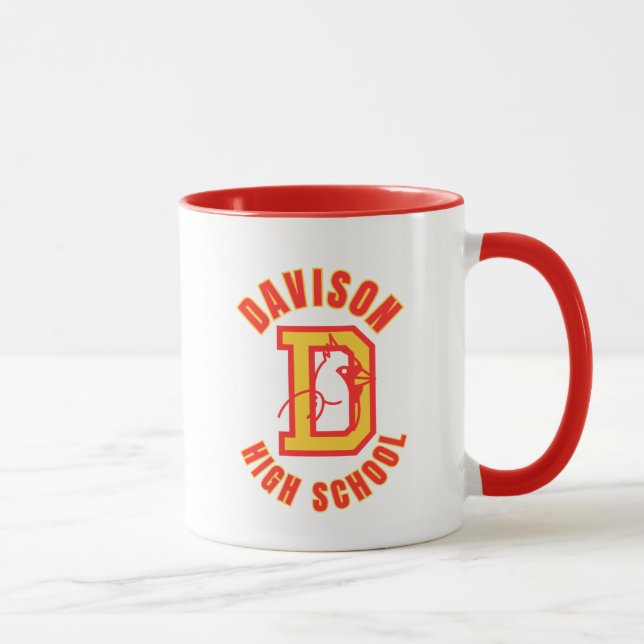 Davison High School Michigan Coffee Mug Mugg (Höger)