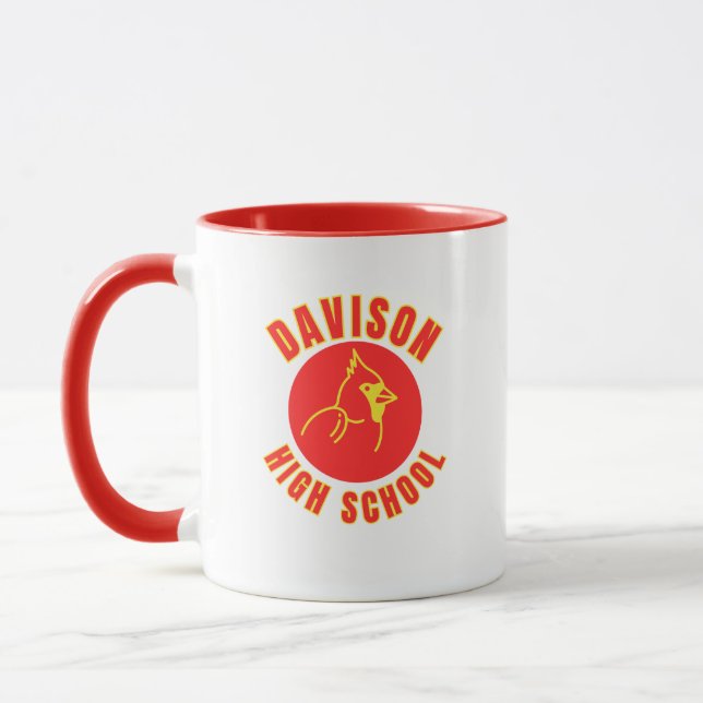 Davison High School Michigan Coffee Mugg (Vänster)