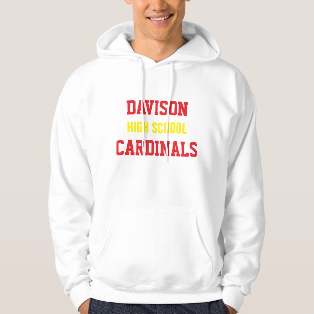 Davison High School Prated Hoodie (Framsida)