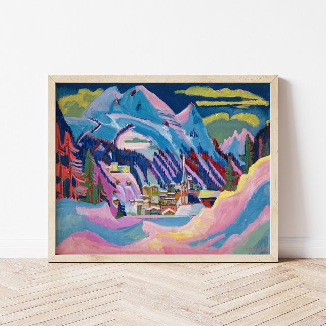 Davos i Winter | Ernst Ludwig Kirchner Poster (Skapare uppladdad)