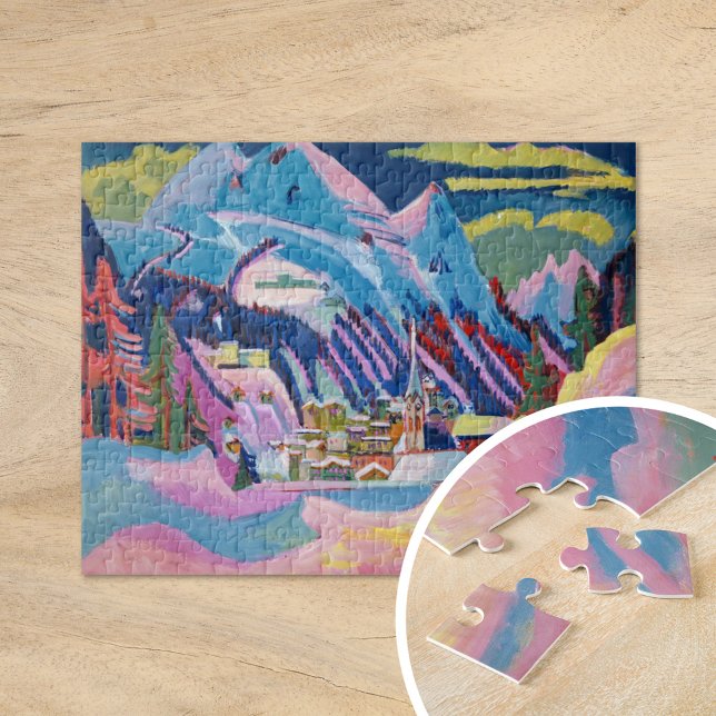 Davos i Winter | Ernst Ludwig Kirchner Pussel (Skapare uppladdad)