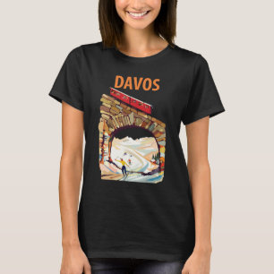 Davos Schweiz skidtunnelresa T Shirt