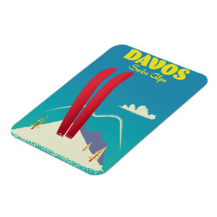 Davos Swiss Alpernas Magnet