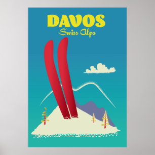 Davos Swiss Alpernas Poster