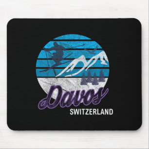Davos Swiss Alpernas Schweiz Ski Resort Snowboardi Musmatta