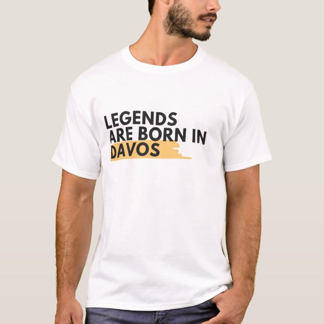 Davos Tshirt T Shirt (Framsida)
