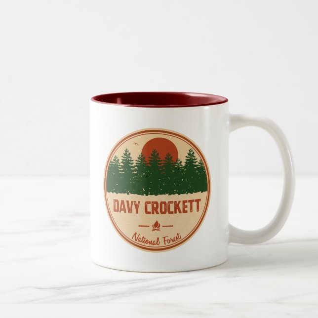Davy Crockett National Forest Två-Tonad Mugg (Höger)