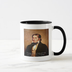 Davy Crockett "På väg till Texas" Humor Citat Mugg