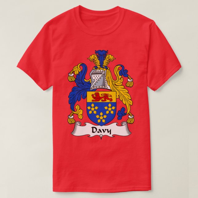 Davy Jacka of Arm Family Crest T Shirt (Design framsida)