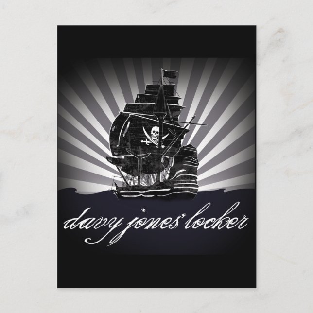 Davy jones Locker Vykort (Framsida)