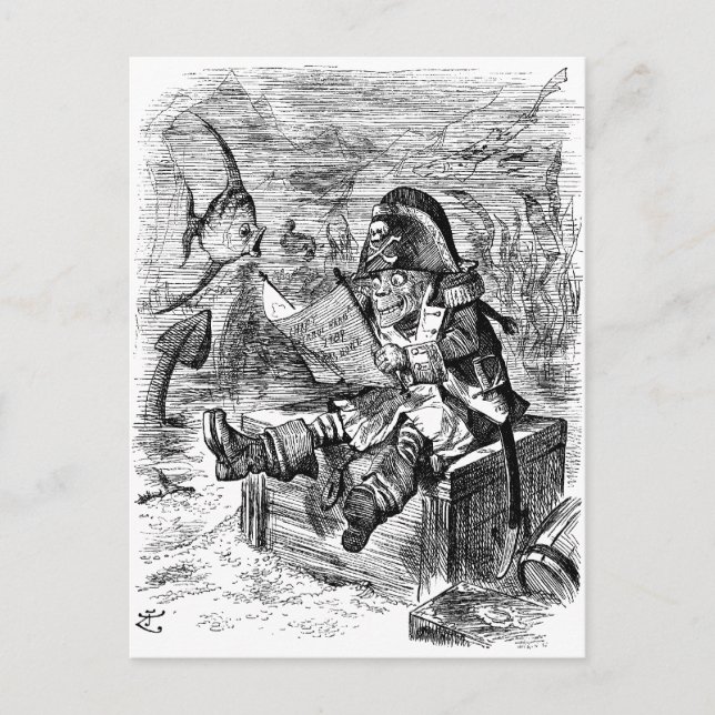 Davy Jones' Locker Vykort (Framsida)