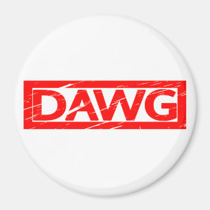 Dawg Frimärke Magnet
