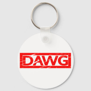 Dawg Frimärke Nyckelring