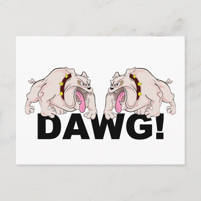 DAWG! vykort, anpassa Vykort (Framsida)