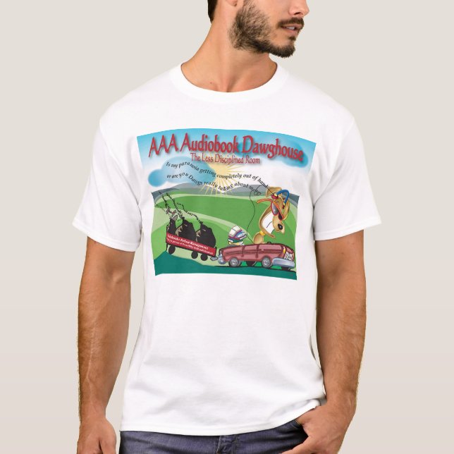 Dawghouse T-tröja - Dawg i bil (bekläda), T-shirt (Framsida)