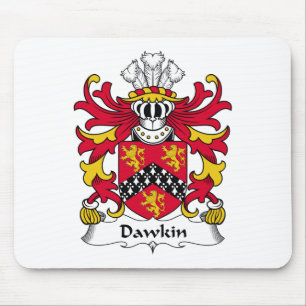 Dawkin familjvapensköld musmatta