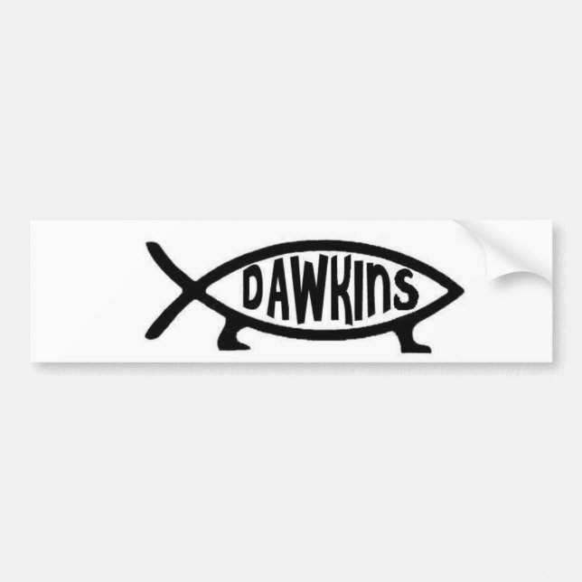 Dawkins fisk bildekal (Framsidan)