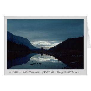 Dawn at Banff nationalpark Hälsningskort