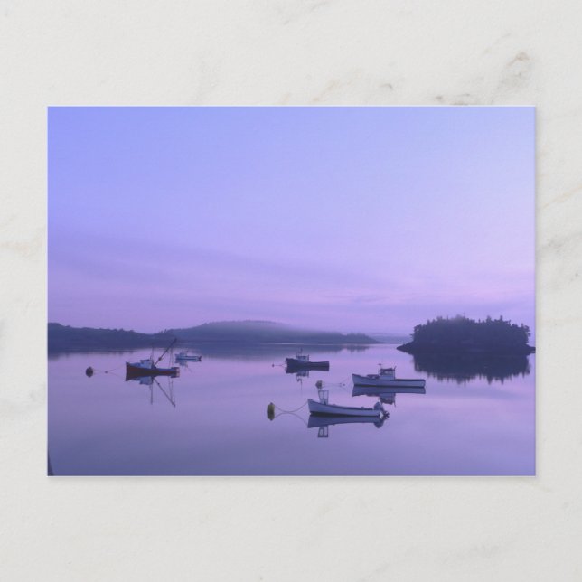 Dawn at Lubec Postcard Vykort (Framsida)