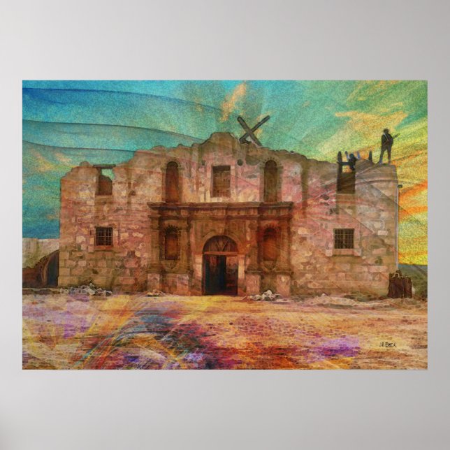 Dawn at the Alamo Poster (Framsidan)