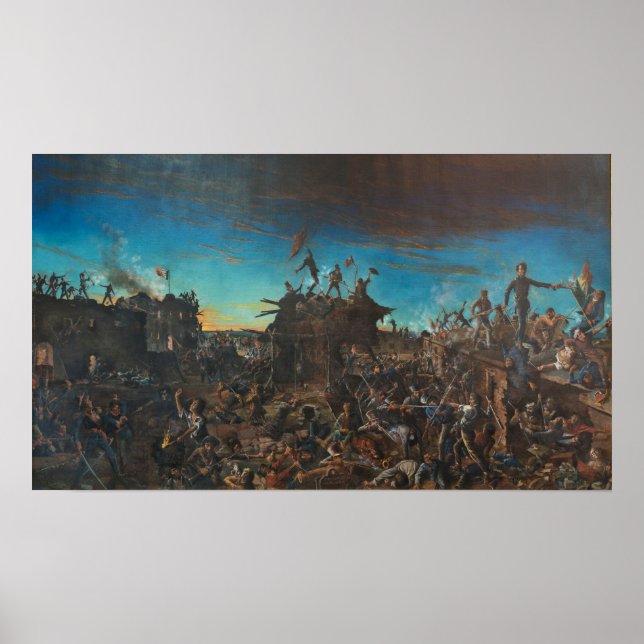 Dawn at the Alamo Poster (Framsidan)
