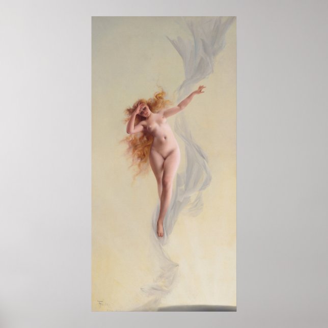 Dawn av Luis Ricardo Falero Poster (Framsidan)