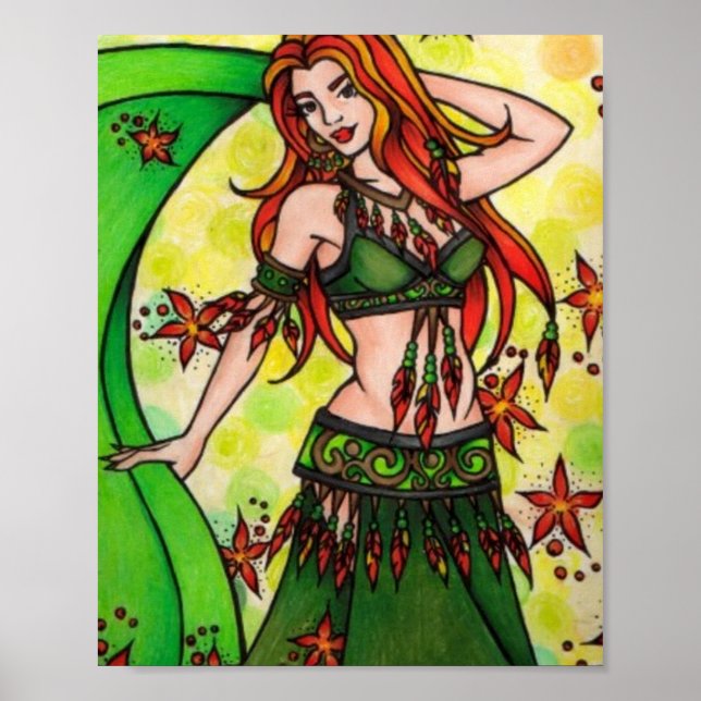 Dawn Belly Dancer Poster (Framsidan)