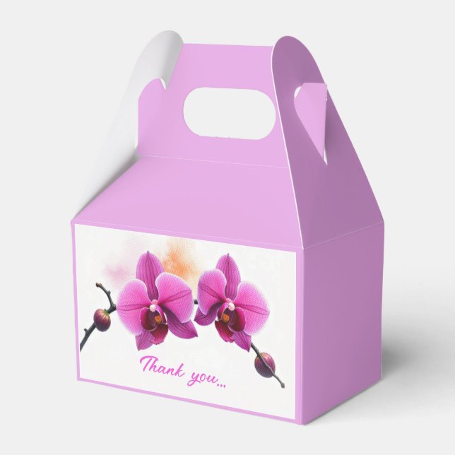 Dawn Bloom Orkidé Presentaskar (Framsidan Sidan)