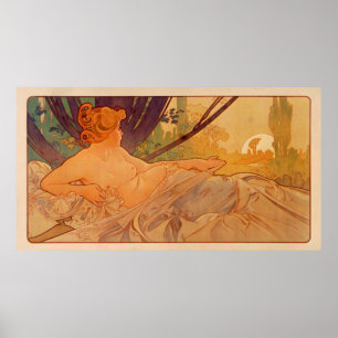 DAWN by Alphonse Mucha - Aurore Poster