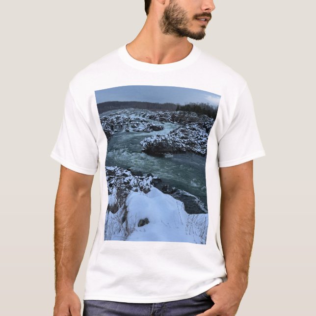 Dawn Cascade: Underbar Falls Morgon Tee (Framsida)