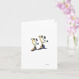 "Dawn Dance", tomt gratulationskort Kort