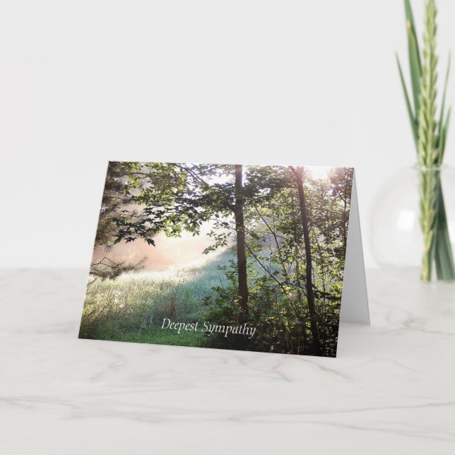 Dawn Deepest Sympathy Card Kort (Framsida)