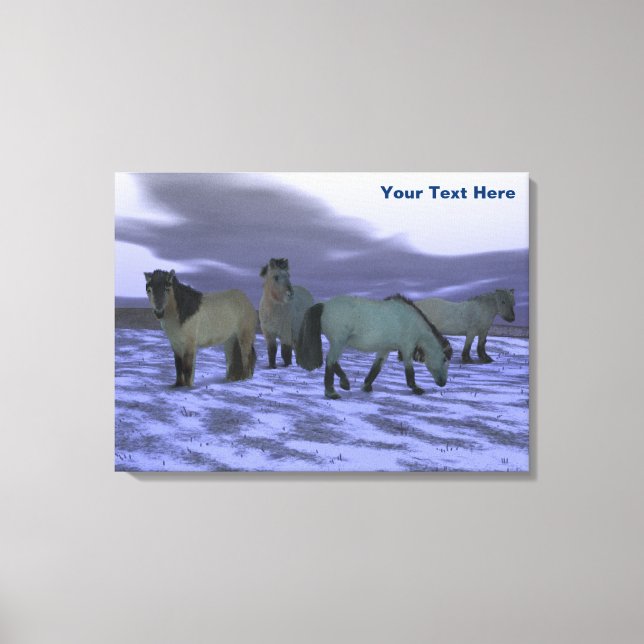 Dawn Horse Canvastryck (Framsida)