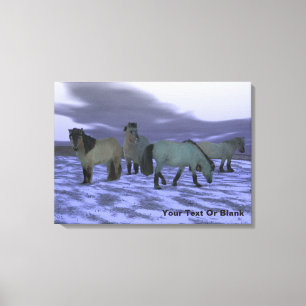 Dawn Horse Canvastryck