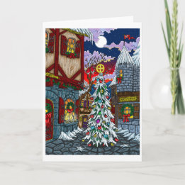 Dawn in Yuletown Helgdag Card Helgkort