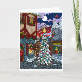 Dawn in Yuletown Helgdag Card Helgkort