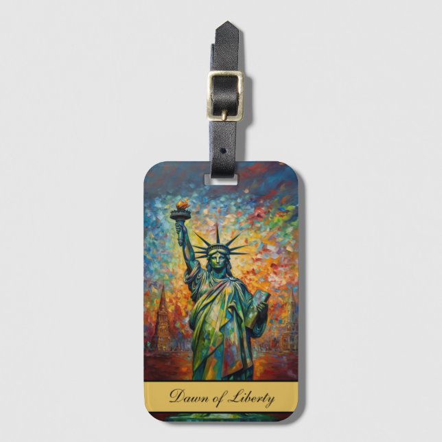 Dawn of Liberty, anpassningsbar Bagagebricka (Framsida vertikal)