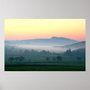 Dawn över Hadrians Wall Poster
