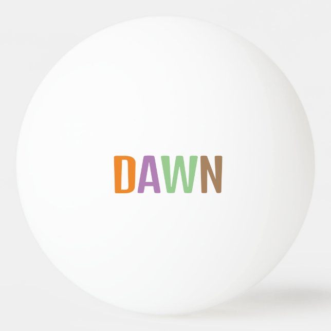 Dawn Pingisboll (Framsidan)