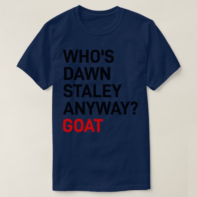 Dawn Staley Goat T Shirt (Design framsida)