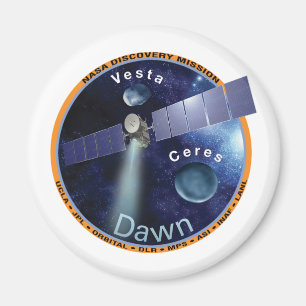 Dawn Uppdrag Patch Magnet