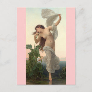 Dawn - Vintage Art - Bouguereau Vykort