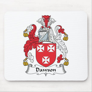 Dawson familjvapensköld musmatta